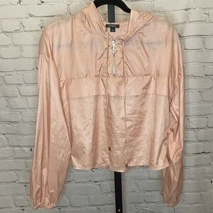 Wild Fable Light Pink Rain Coat/Windbreaker
